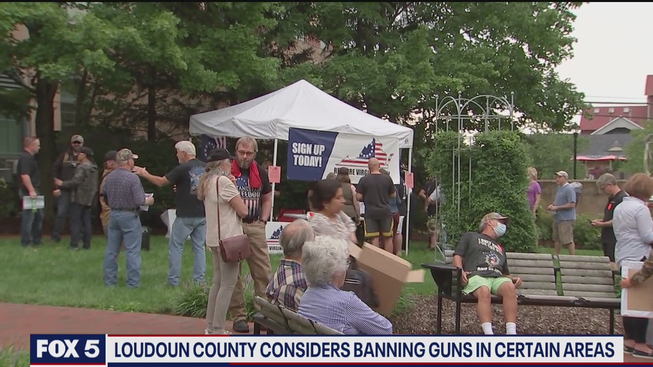 Loudoun County considering ban on firearms in some areas
