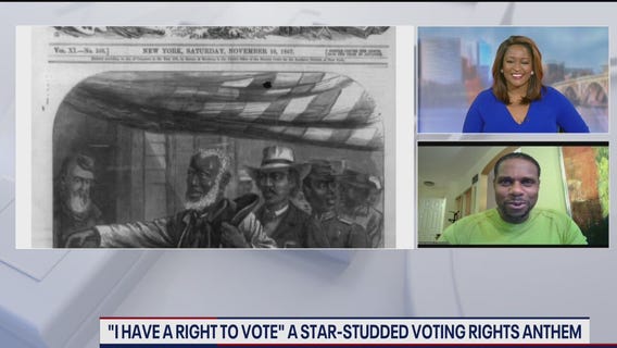 'I have a right to vote' composer