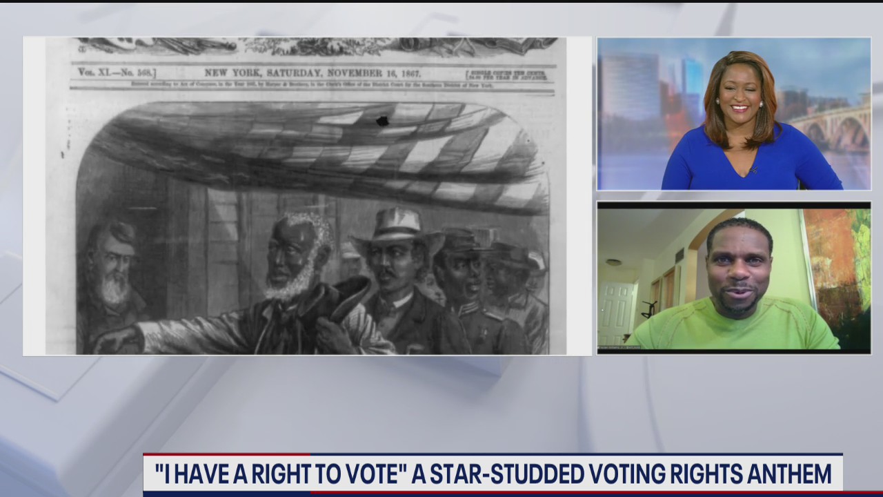 'I have a right to vote' composer