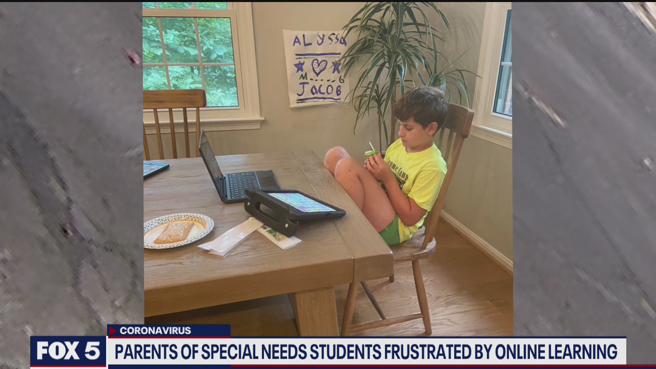 Parents say students with disabilities struggling with online learning in Montgomery County