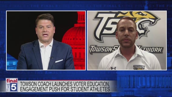 Towson coach turns attention to getting student-athletes to vote