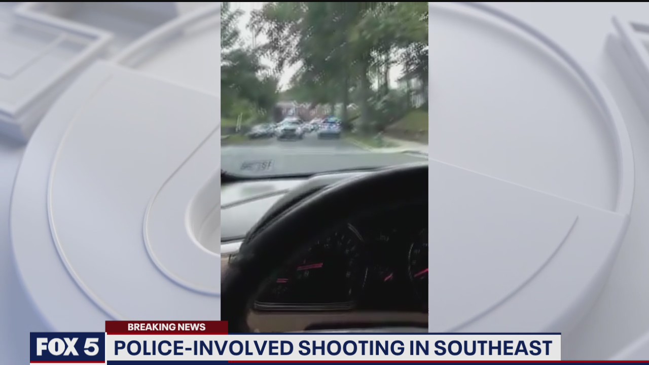 DC police confirm officer shot person in Southeast