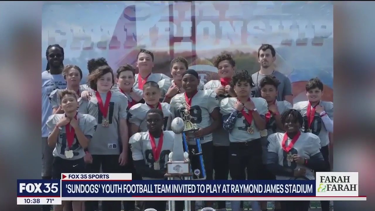 'Sundogs' youth football team invited to play at Raymond James Stadium