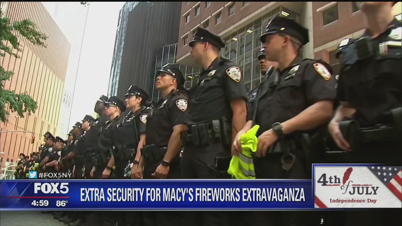 Extra security on hand for this year's Macy's 4th of July Fireworks