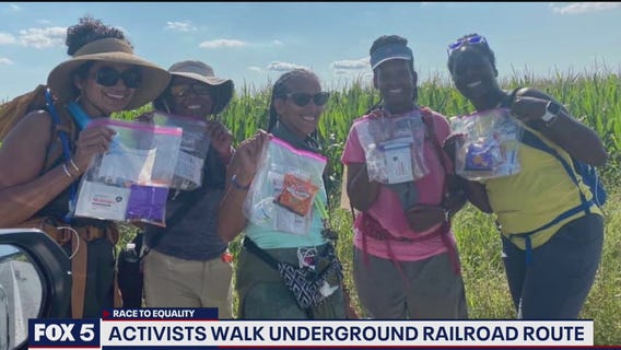Activists walk Underground Railroad route