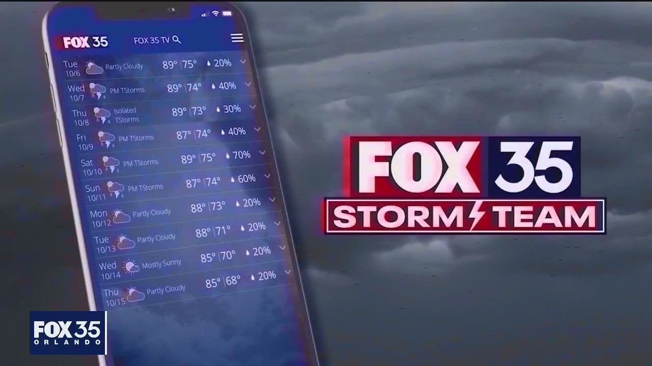 How to track storms in FOX 35 Storm Team app