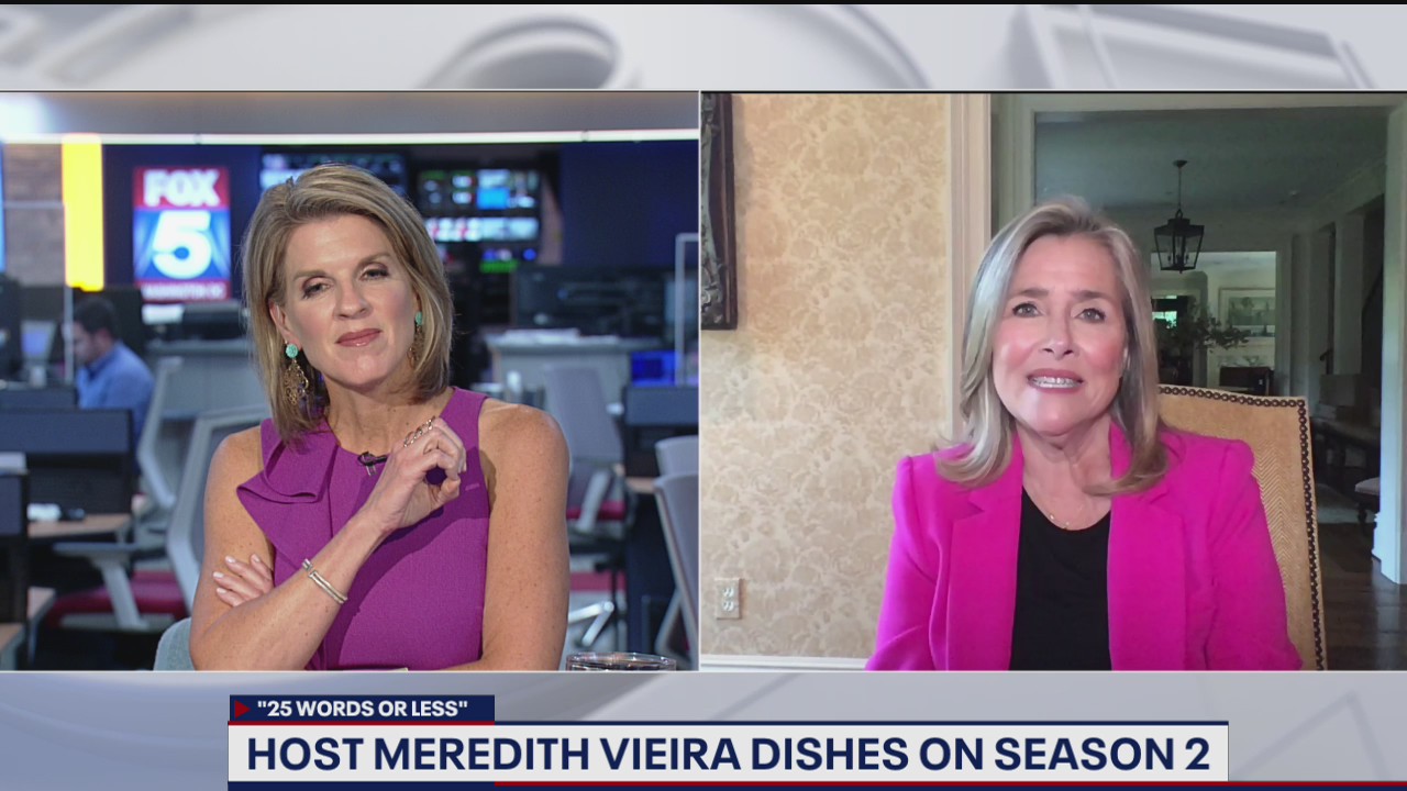 Meredith Vieira dishes on season 2 of 25 Words or Less