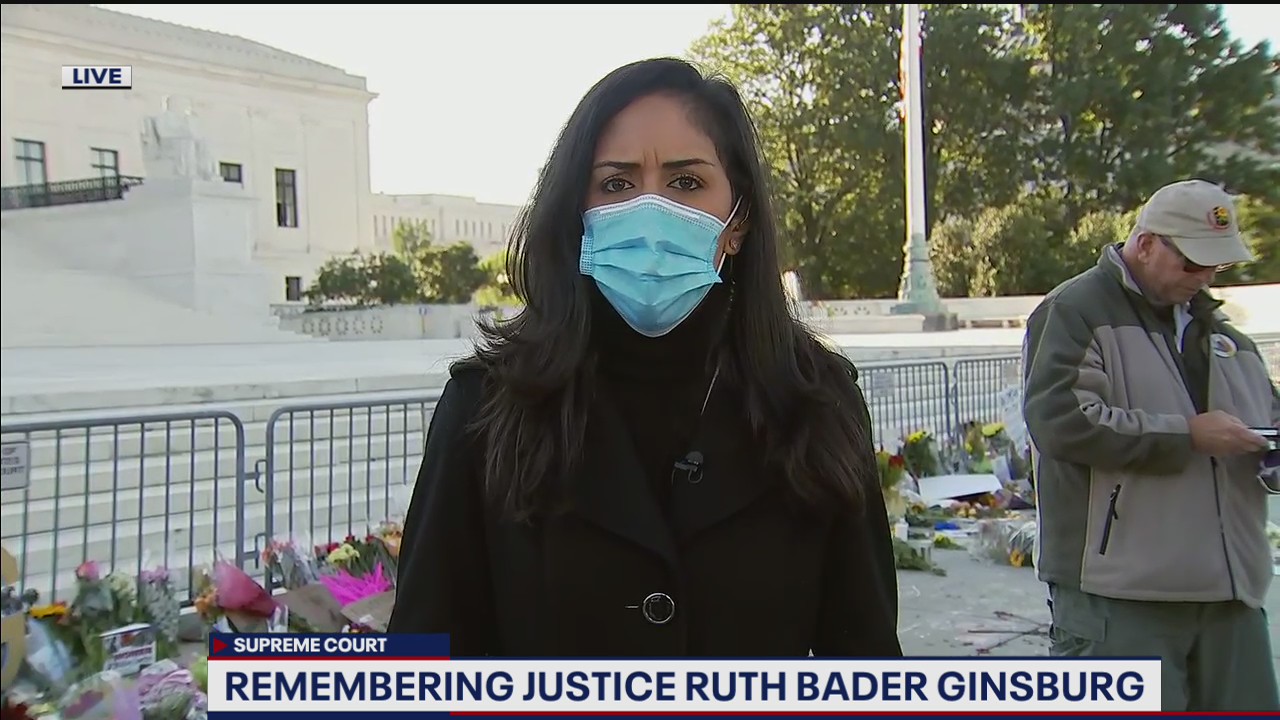 FOX 5 On The Hill: Makeshift RBG memorial