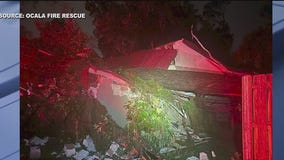 Child trapped under storm debris in Ocala