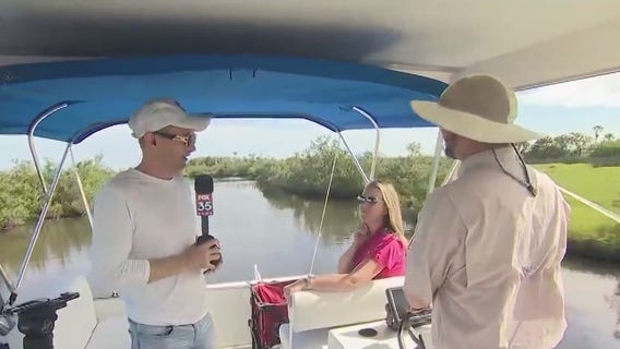 Boat tour inside Tomoka State Park