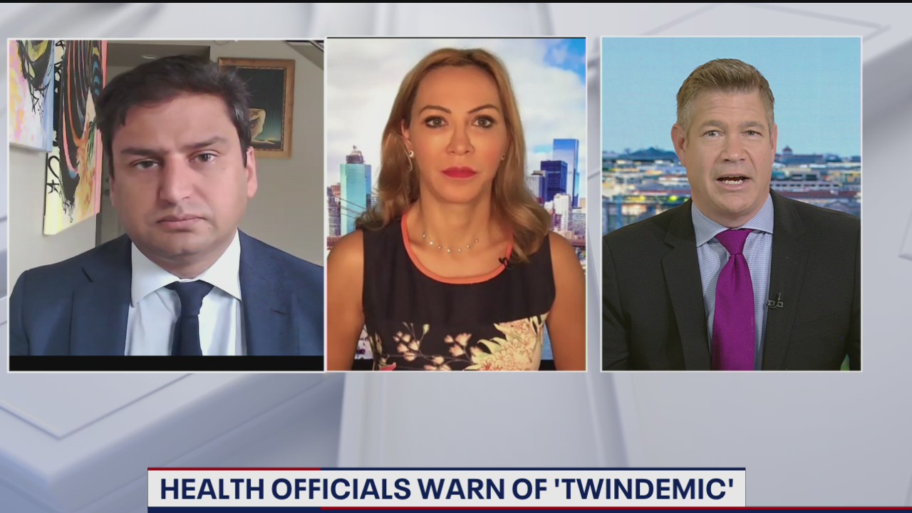 Health officials warn of COVID-19 and flu 'twin-demic'