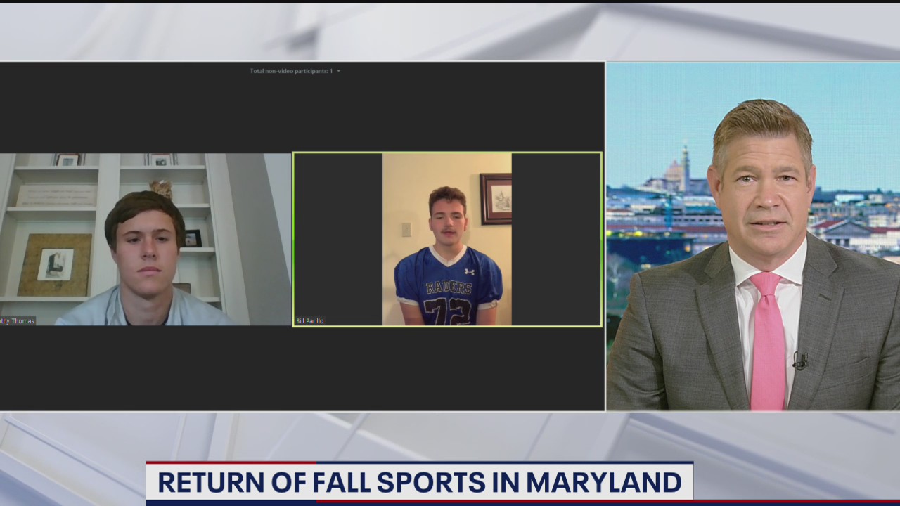 Return of fall sports in Maryland