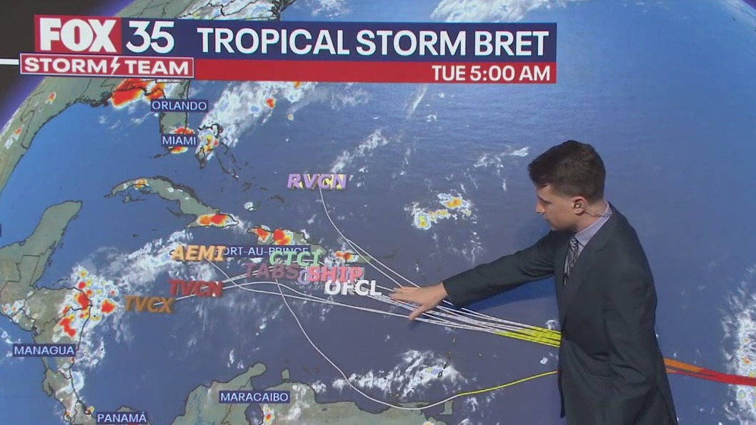 Tropical Storm Bret expected to strengthen
