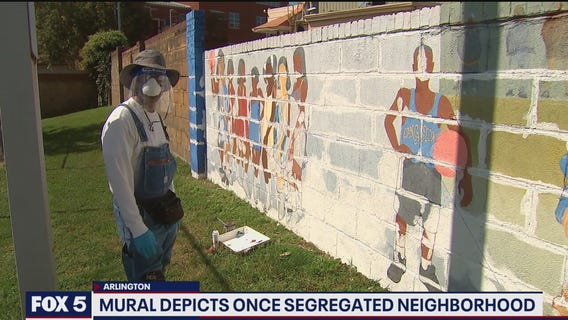 Mural depicts once segregated neighborhood