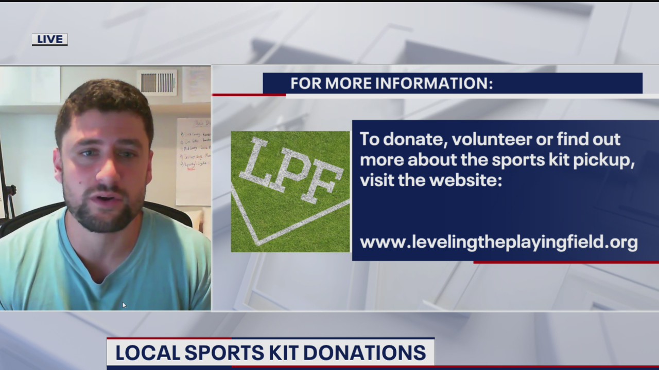 Local sports kit donations