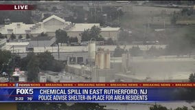 Chemical spill in East Rutherford