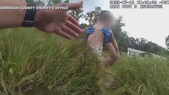 Watch: Deputies save autistic child from pond