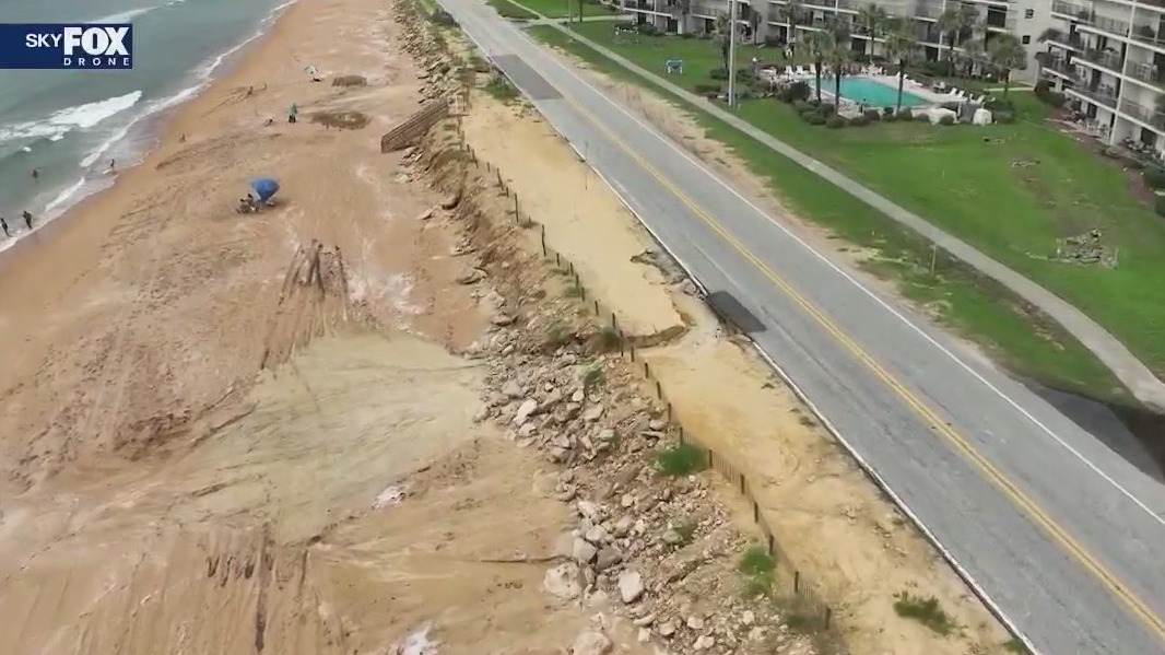 FDOT crews working on A1A after washout