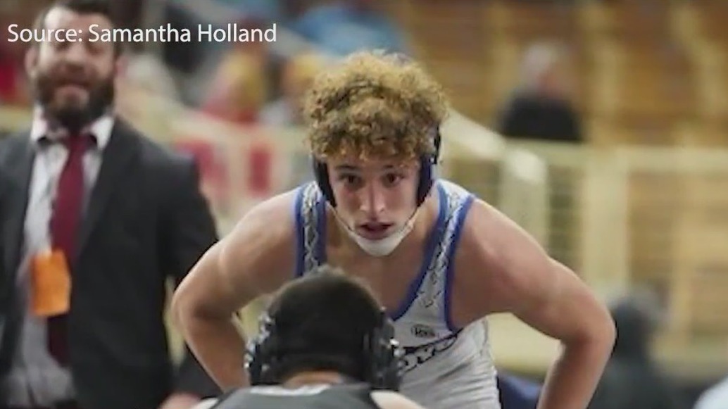 High school wrestler suffers chemical burn