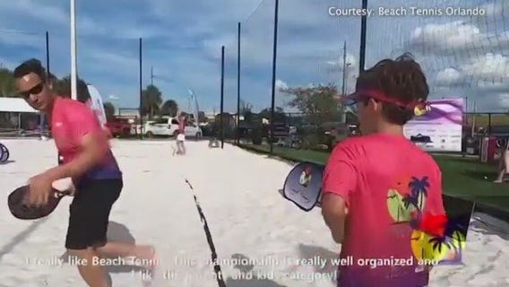 Beach tennis becomes growing sport in Orlando