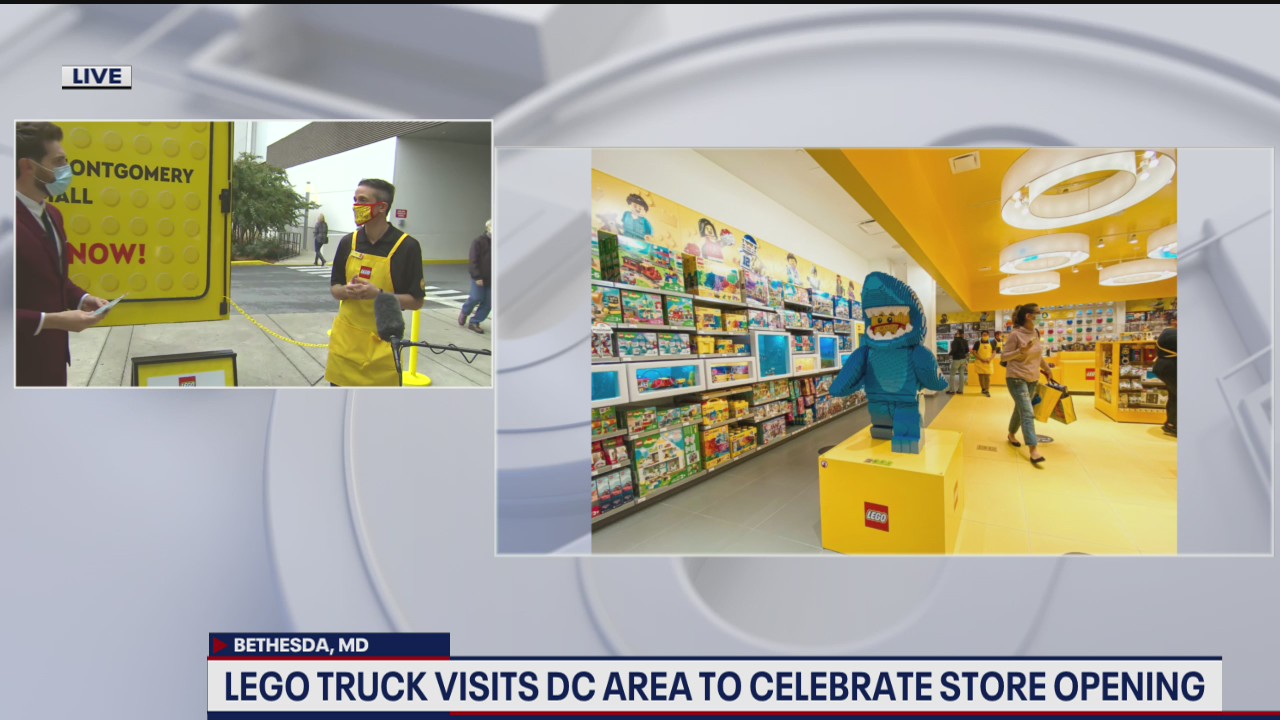 Brick-building fun at the new LEGO store in Bethesda