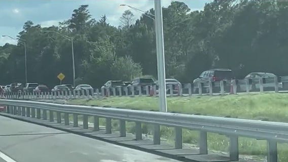 New barrier on I-4 near Disney