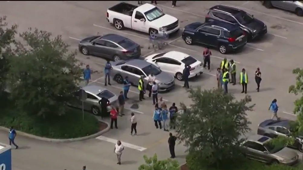 2 shot at Florida Walmart store