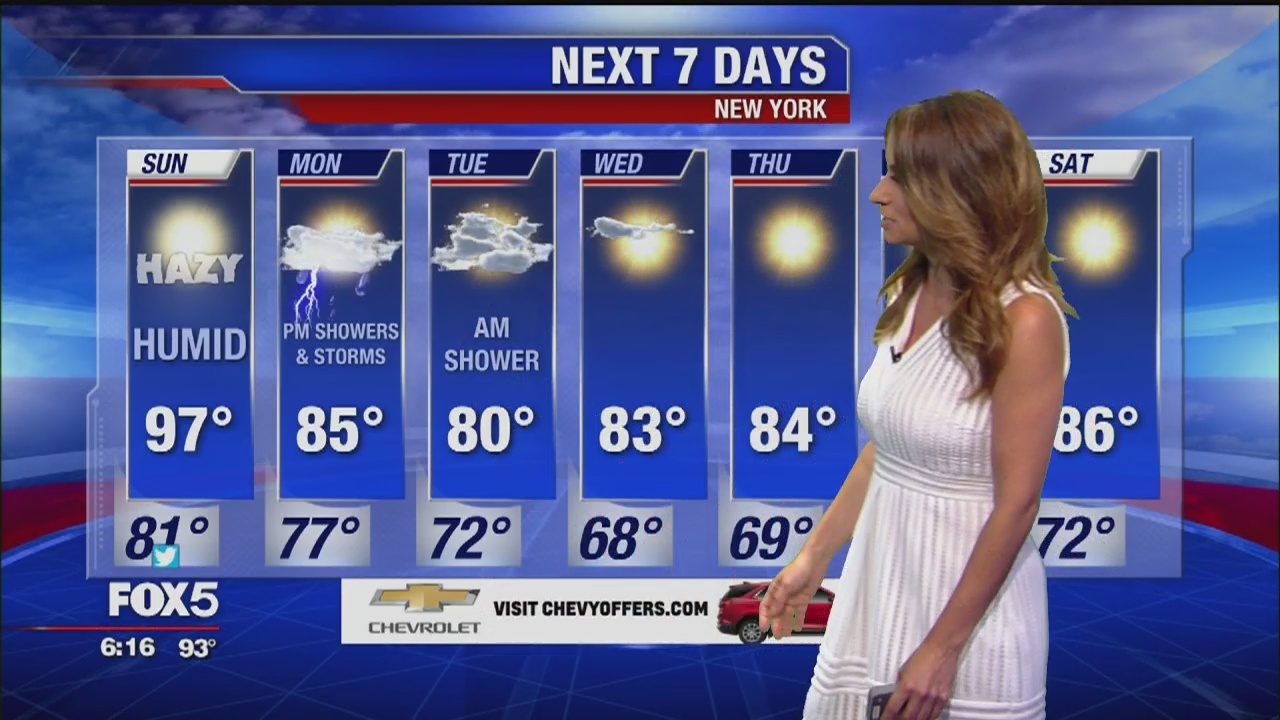 Weather forecast for July 20