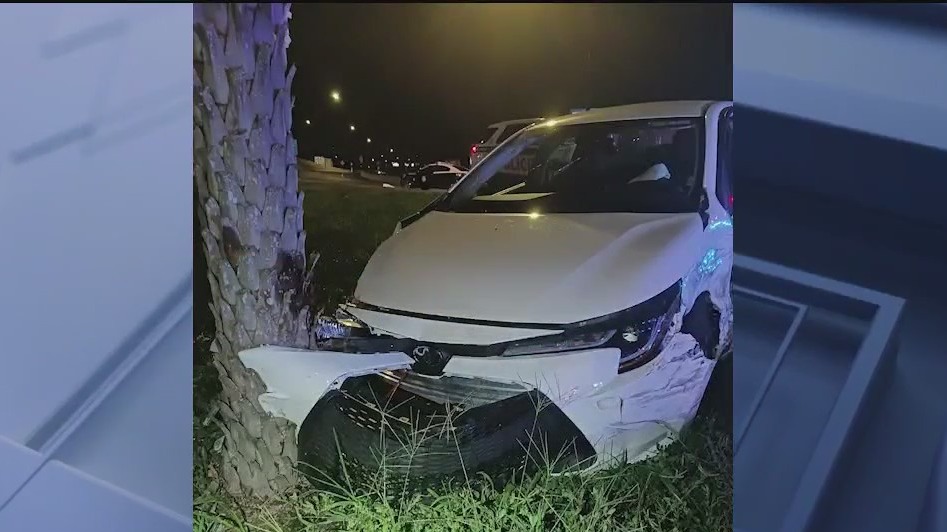 FHP patrol car hit by wrong-way driver on I-4