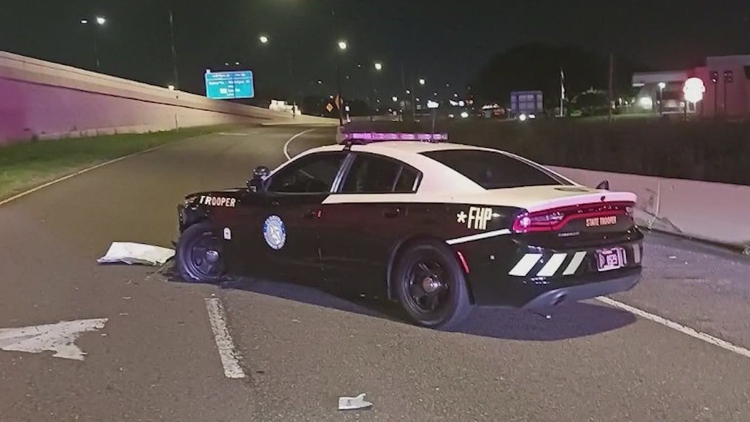 Florida trooper stops wrong-way driver