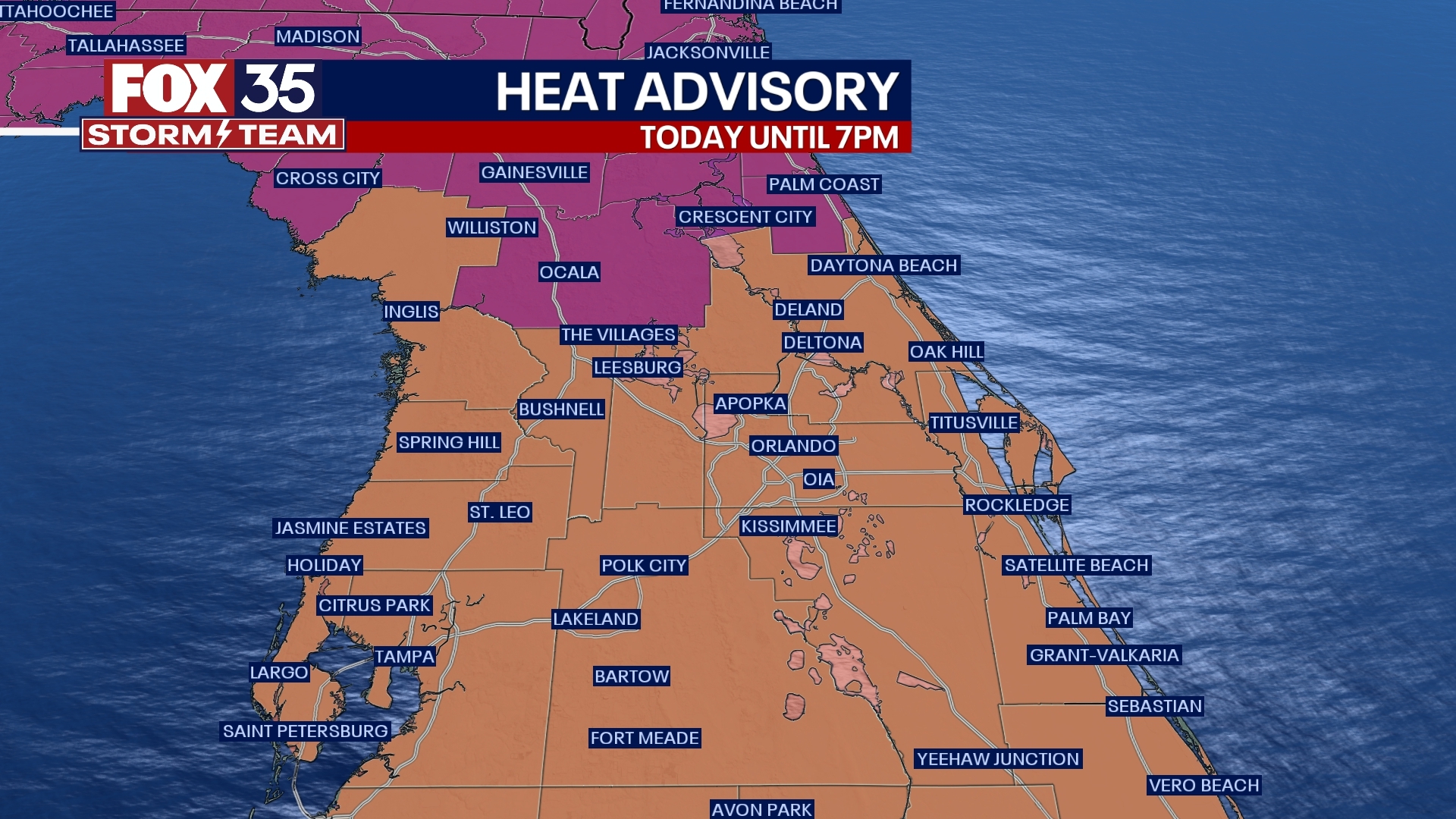 Feels-like temps soar to 100s in Orlando