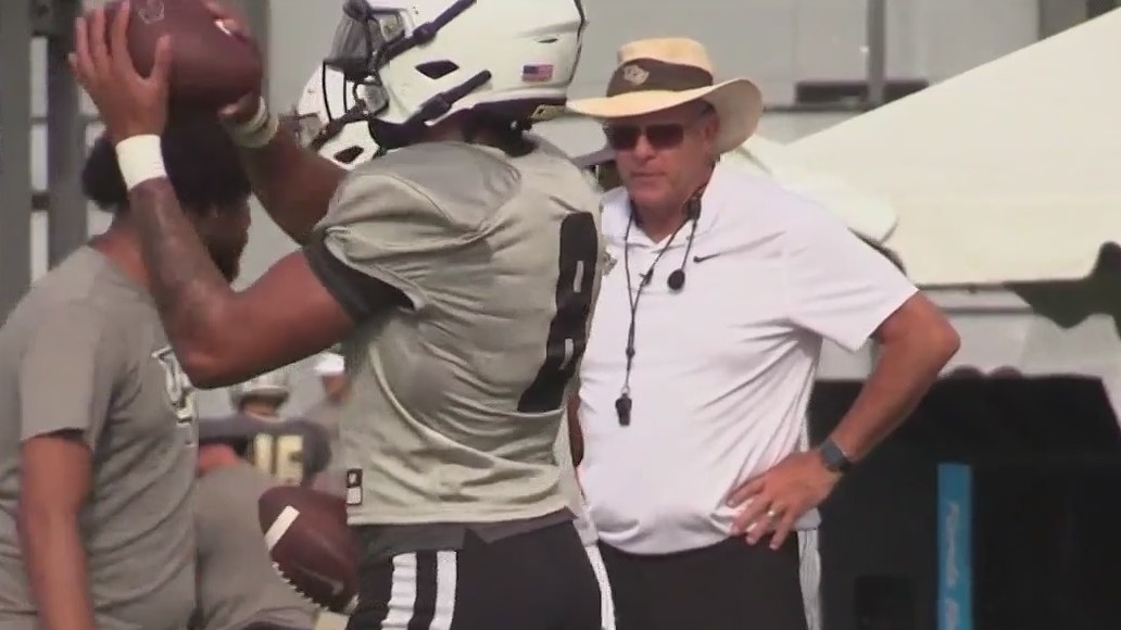 UCF Football kicks off practice for Big 12