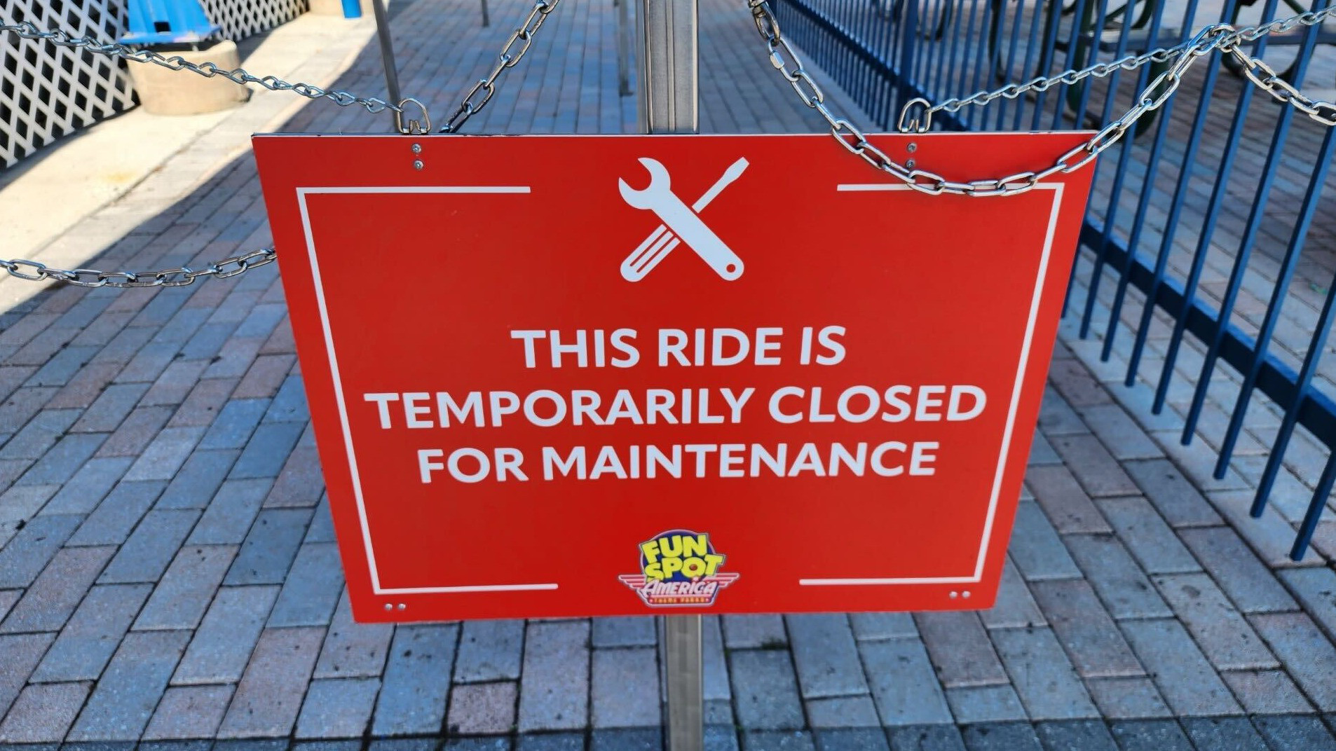 Ride shut down after boy falls off it