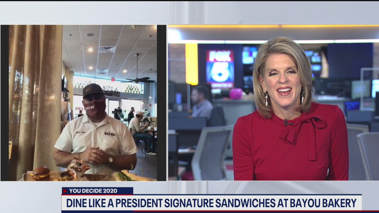 Dine like a president signature sandwiches at Bayou Bakery