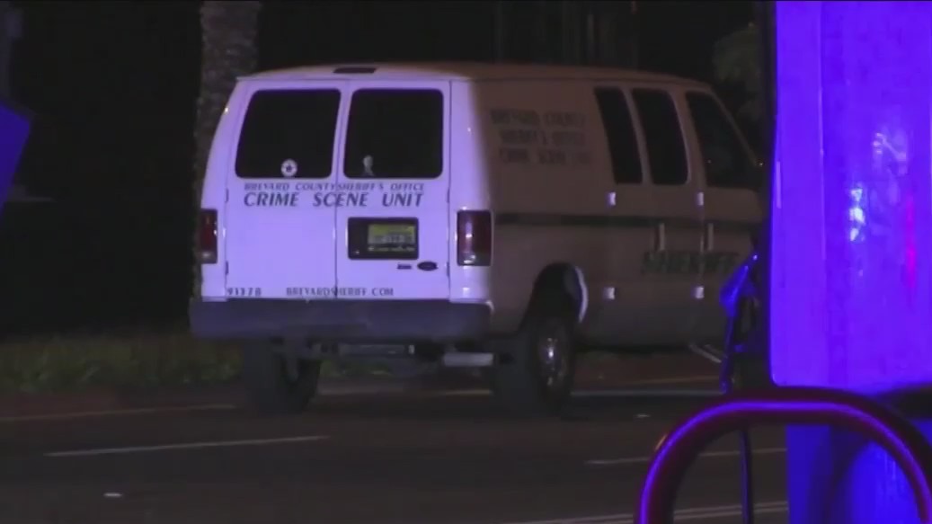 Woman hit, killed by crime scene van