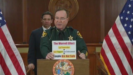 Law enforcement reaction to Worrell's outsting