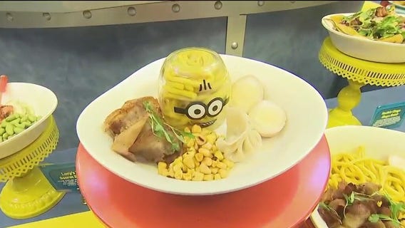 Minion-inspired dishes at Universal Studios