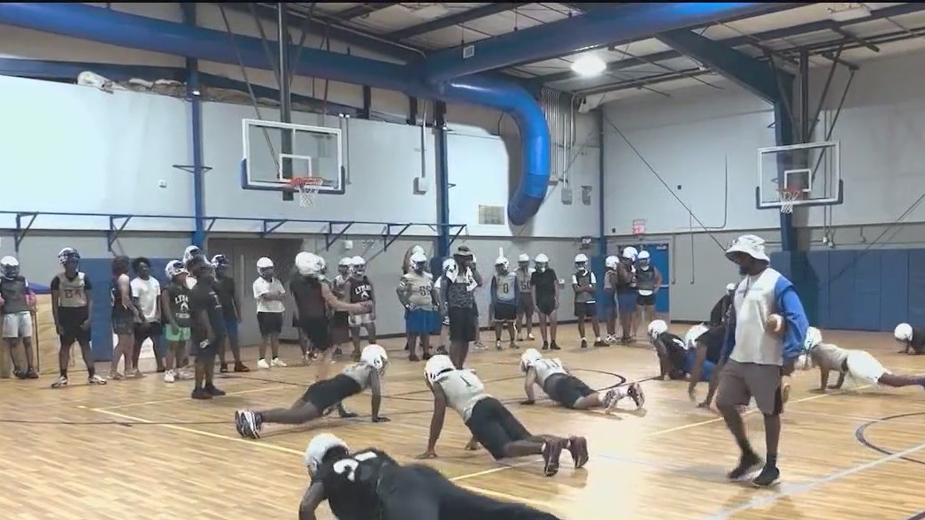 High schools bring practice inside amid heat