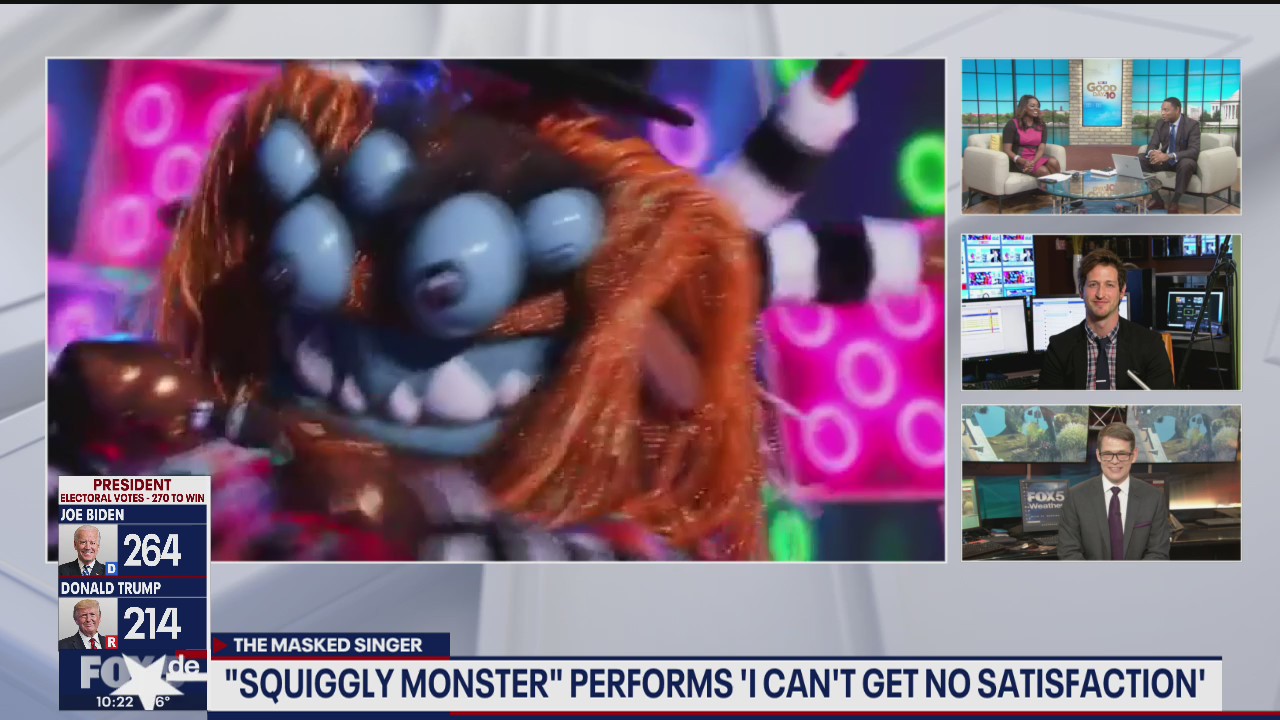 Another celeb takes it off on The Masked Singer