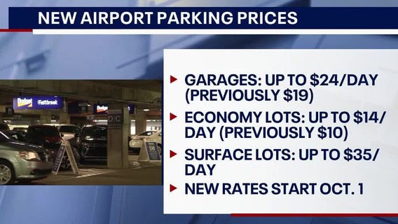 Parking fees at Orlando airport are going up