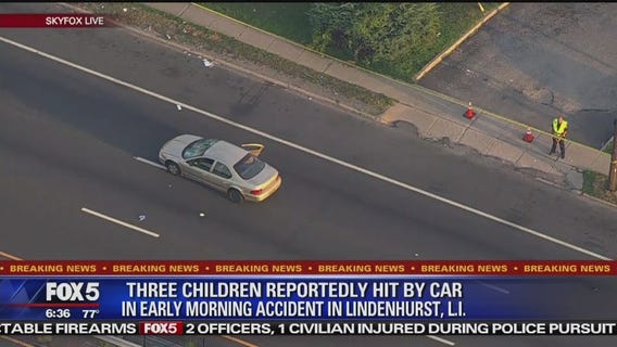 3 children struck by vehicle on Long Island
