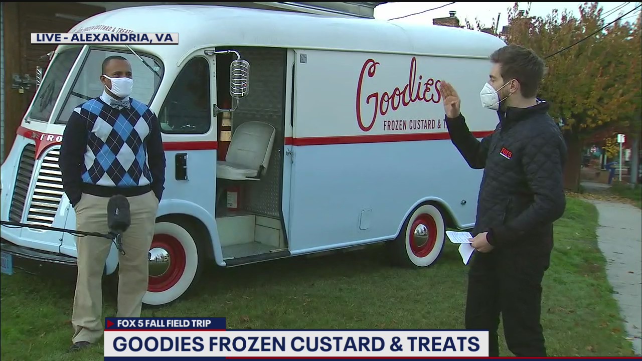 Goodies Frozen Custard and Treats during our FOX 5 Fall Field Trip