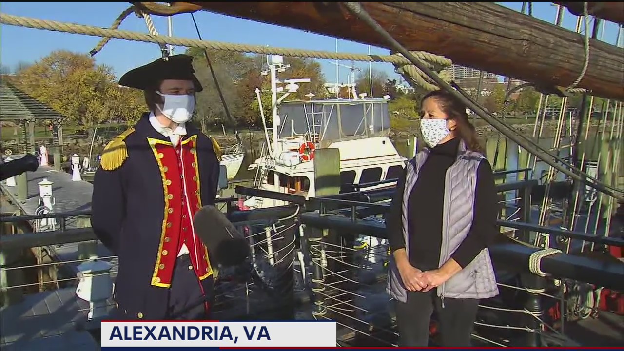 Along the Alexandria waterfront during our FOX 5 Fall Field Trip!