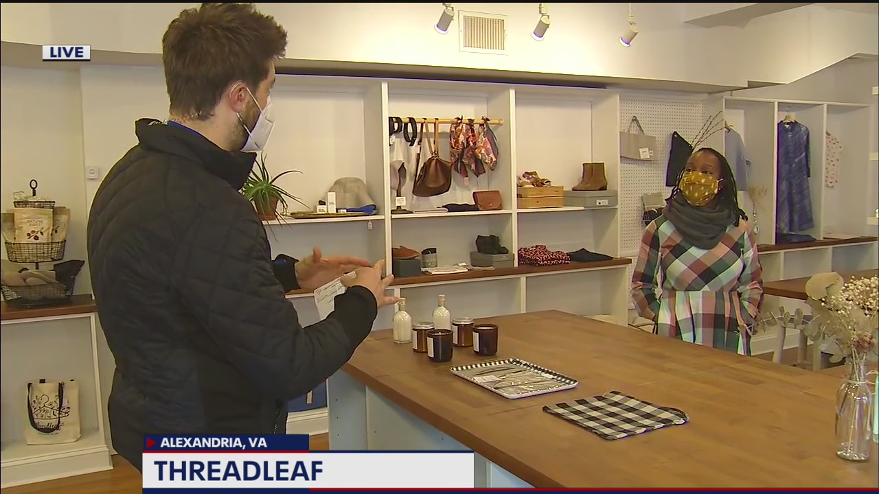 Fashion-forward clothing and accessories at Threadleaf in Alexandria