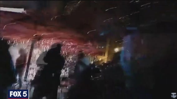 Clashes erupt between Trump supporters and counter-protesters in DC