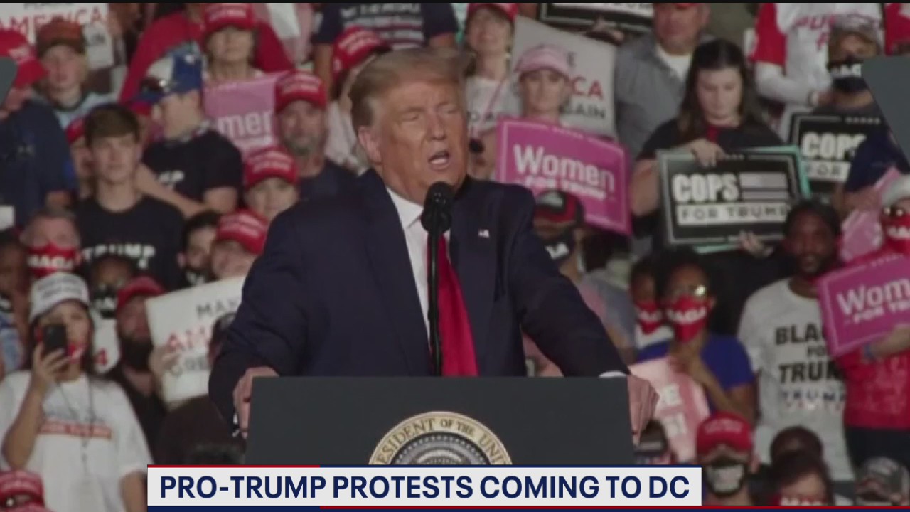 Trump supporters plan DC demonstrations