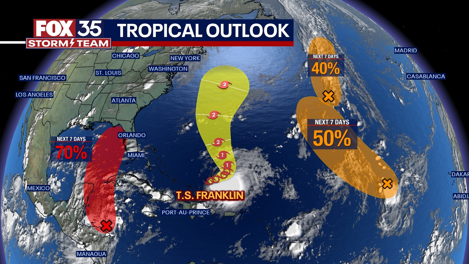 Potential for system to form over Gulf