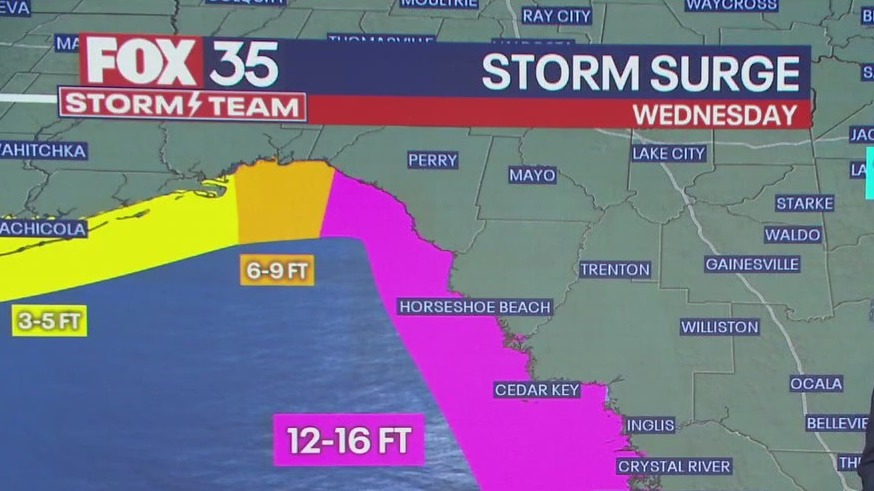 Storm surge biggest threat from Idalia