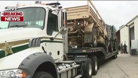 First responders head to hard hit areas