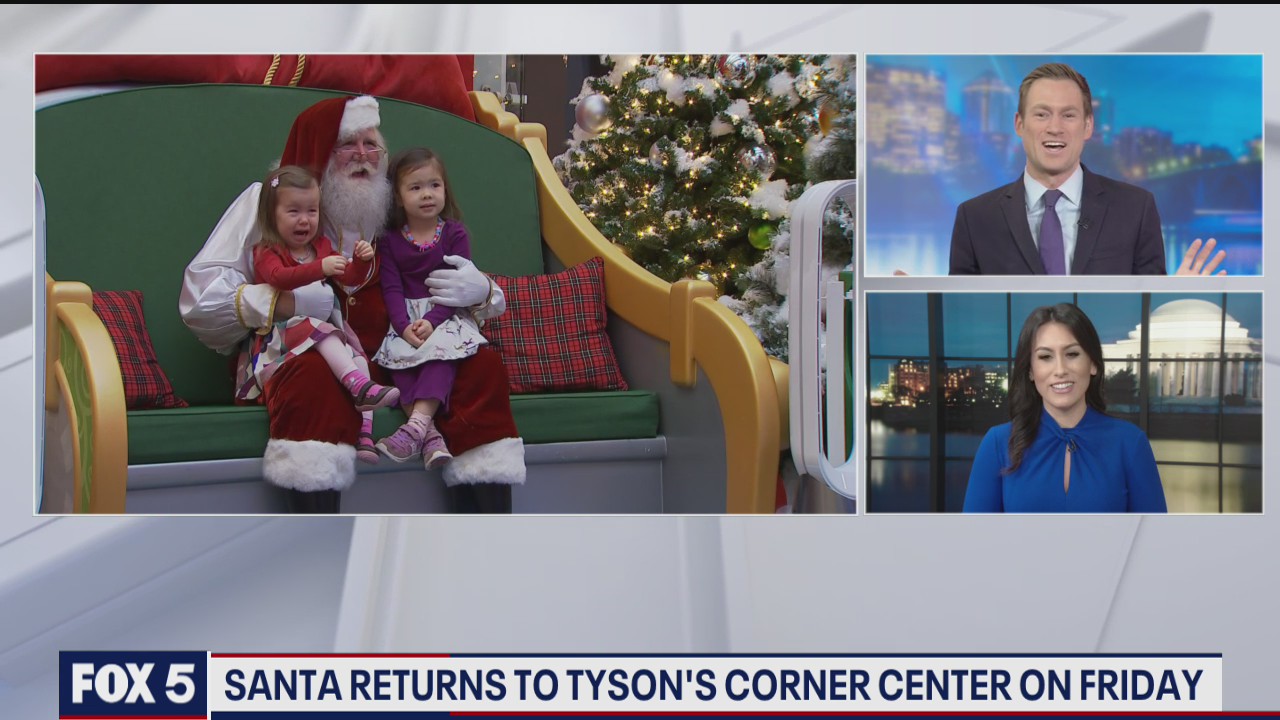 Santa returning to Tysons Corner this Friday